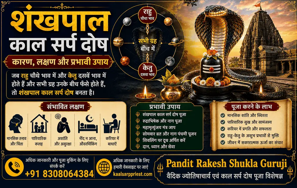 शंखपाल काल सर्प दोष – कारण, लक्षण और प्रभावी उपाय