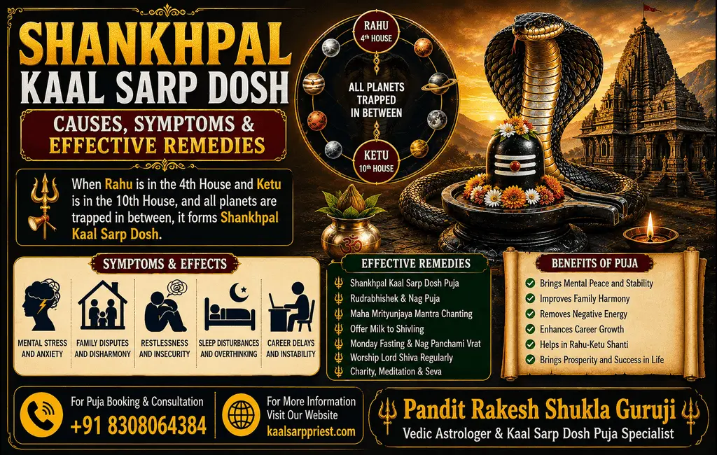 Shankhpal Kaal Sarp Dosh – Causes, Symptoms & Effective Remedies
