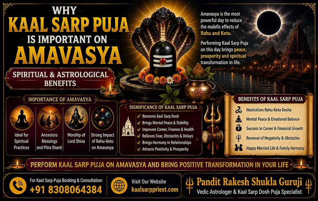 Why Kaal Sarp Puja is Important on Amavasya – Spiritual & Astrological Benefits