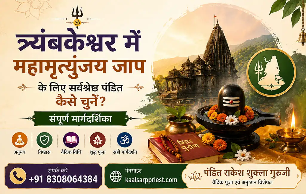 त्र्यंबकेश्वर में महामृत्युंजय जाप के लिए सर्वश्रेष्ठ पंडित कैसे चुनें? संपूर्ण मार्गदर्शिका