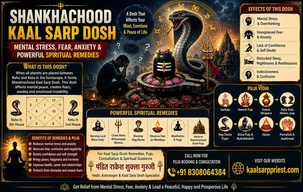 Shankhachood Kaal Sarp Dosh – Mental Stress, Fear, Anxiety & Powerful Spiritual Remedies